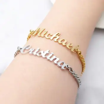 Custom Name Bracelet Personalized Name Bracelet Name Plate Bracelet Initials Bracelets Valentine's Gift for Her
Custom Name Bracelet Personalized Name Bracelet Name Plate Bracelet Initials Bracelets Valentine's Gift for Her