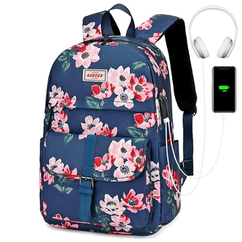 School Backpack Large Capacity Flower Printing Backpack School Bags Black Soft Hand Outdoor Backpack for Girls Nylon Women Bags
School Backpack Large Capacity Flower Printing Backpack School Bags Black Soft Hand Outdoor Backpack for Girls Nylon Women Bags