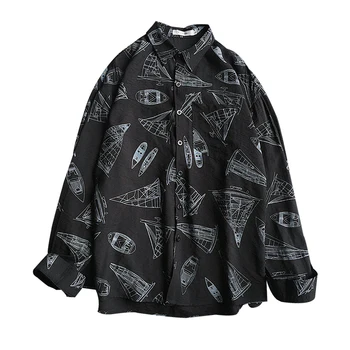 Men Clothes 2019 Autumn and Winter New Loose Printed Mens Shirts Casual Student Wild Long Sleeve Shirt
Men Clothes 2019 Autumn and Winter New Loose Printed Mens Shirts Casual Student Wild Long Sleeve Shirt