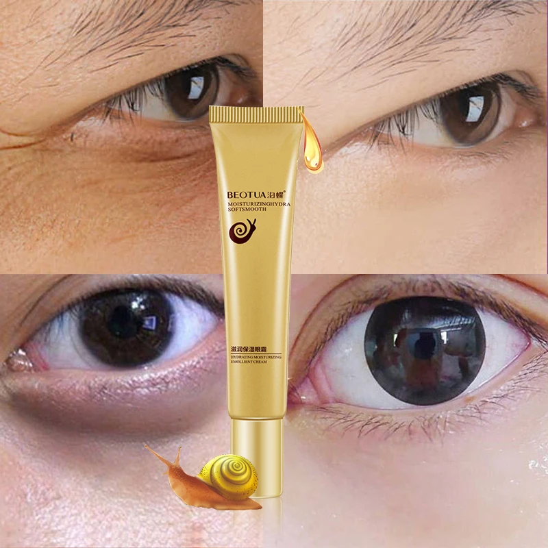 Snail Anti Winkles Eye Cream Improve Dark Circle Collagen Anti-aging Eye Care Moisturizing Eyes Creams Anti-Puffiness Bags
Snail Anti Winkles Eye Cream Improve Dark Circle Collagen Anti-aging Eye Care Moisturizing Eyes Creams Anti-Puffiness Bags