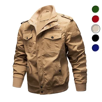 Military Jacket Men Cotton 2020 Autumn Spring coat Soldier MA1 Style Army Jackets Male Brand Mens Bomber Jackets Plus Size M-6XL
Military Jacket Men Cotton 2020 Autumn Spring coat Soldier MA1 Style Army Jackets Male Brand Mens Bomber Jackets Plus Size M-6XL