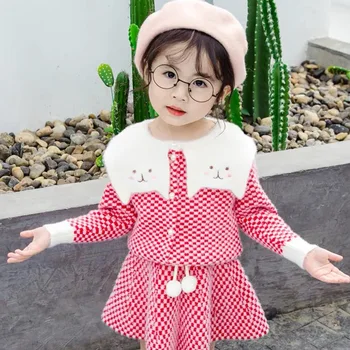 2020 Spring Girl Outfit Jackets Skirt 2 Pieces Kids Clothing Sets Knitted Cartoon Toddler Girl Clothes Boutique Children Costume
2020 Spring Girl Outfit Jackets Skirt 2 Pieces Kids Clothing Sets Knitted Cartoon Toddler Girl Clothes Boutique Children Costume