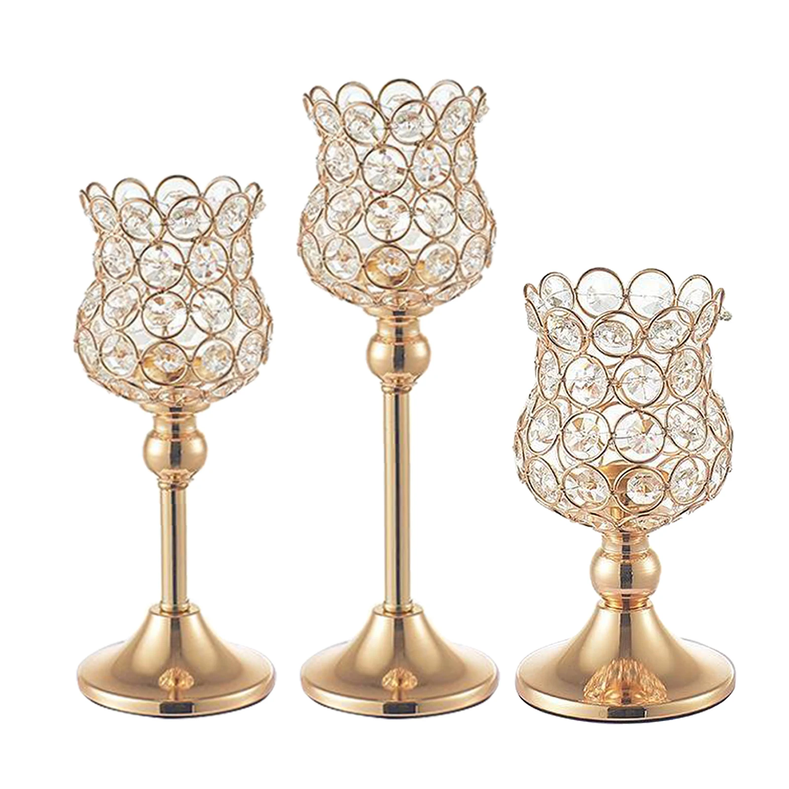 Crystal Candle Holders Flowers Vase Candlestick Centerpieces Tabletop Candelabra Wedding Christmas Romantic Dinner Decoration Crystal Candle Holders Flowers Vase Candlestick Centerpieces Tabletop Candelabra Wedding Christmas Romantic Dinner Decoration