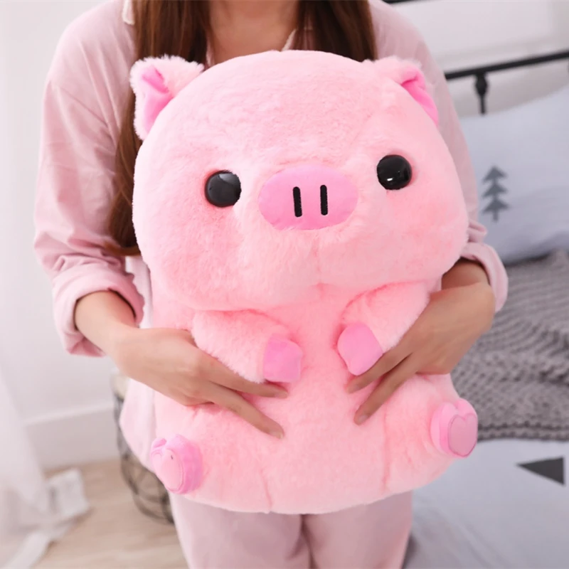 Фото Мягкая плюшевая подушка в виде свиньи 1 шт. 40 см | Игрушки и хобби