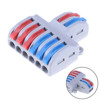 Hot Sale Mini Fast Wire Connector Universal Wiring Cable Connector Push-in Conductor Terminal Block PCT-222 SPL-62/42
Hot Sale Mini Fast Wire Connector Universal Wiring Cable Connector Push-in Conductor Terminal Block PCT-222 SPL-62/42