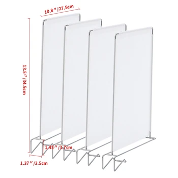 New 4Pcs Closet Divider Shelf Space Saving Shelves Wire Design Pp Wardrobe Chest Partition Clothes Storage Rack Drawer Organizer
New 4Pcs Closet Divider Shelf Space Saving Shelves Wire Design Pp Wardrobe Chest Partition Clothes Storage Rack Drawer Organizer