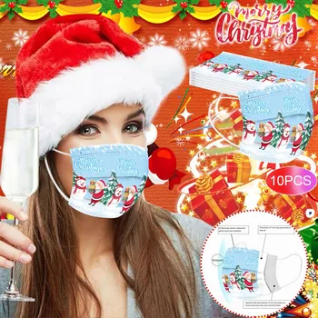 Mascarilla 50pc Adult Mask Disposable Christmas Face Mask Fashion Print Respirator Breathable Mask Mouth Caps Disposable
Mascarilla 50pc Adult Mask Disposable Christmas Face Mask Fashion Print Respirator Breathable Mask Mouth Caps Disposable