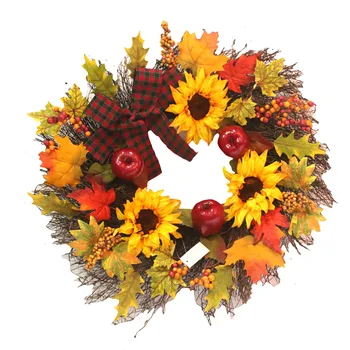 Exquisite Handmade Maple Garland Vine Christmas Thanksgiving Vine Pine Cone Ornament for Home Wedding Shopping Mall Show A30
Exquisite Handmade Maple Garland Vine Christmas Thanksgiving Vine Pine Cone Ornament for Home Wedding Shopping Mall Show A30