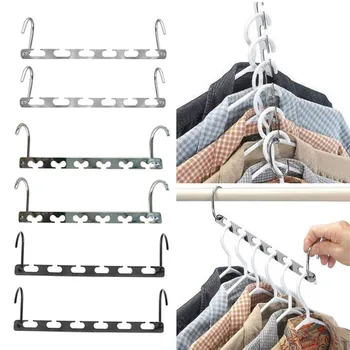 2/4/6/8/10pcs Magic Clothes Hangers Hanging Chain Metal Cloth Closet Hanger Shirts Space Saving Organizer Hangers for clothes
2/4/6/8/10pcs Magic Clothes Hangers Hanging Chain Metal Cloth Closet Hanger Shirts Space Saving Organizer Hangers for clothes