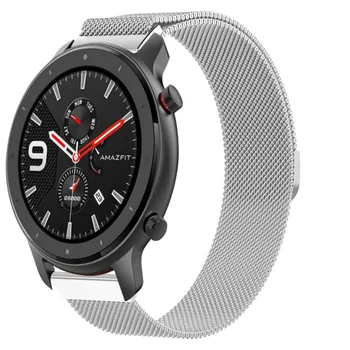 Magnetic Loop Wrist Strap Metal Wristband For AMAZFIT GTR Smart Watch 47mm Replaceable Sports Bracelet Fashion band Accessories
Magnetic Loop Wrist Strap Metal Wristband For AMAZFIT GTR Smart Watch 47mm Replaceable Sports Bracelet Fashion band Accessories