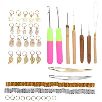 Hair Donut 89pcs Metal Hair Rings Hair Braid Rings Dreadlocks Needle Crochet Hook Hair Tools Hair Tools
Hair Donut 89pcs Metal Hair Rings Hair Braid Rings Dreadlocks Needle Crochet Hook Hair Tools Hair Tools