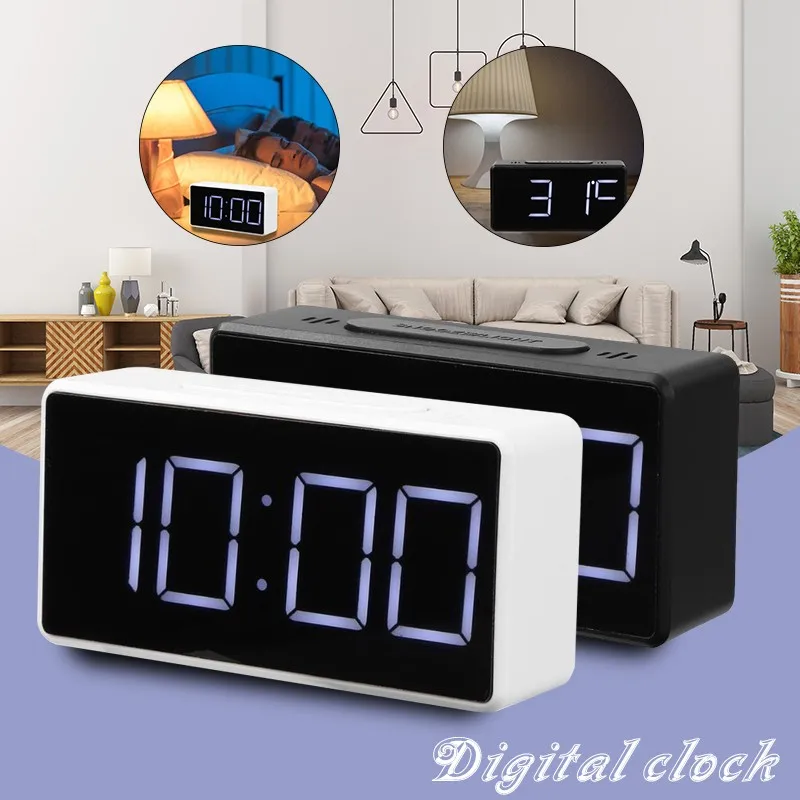 Alarm Clock Digital USB Timer Calendar Thermometer LED Alarm Clock USB Port Snooze Table Clock Electronic Clocks Desk Bedside
Alarm Clock Digital USB Timer Calendar Thermometer LED Alarm Clock USB Port Snooze Table Clock Electronic Clocks Desk Bedside