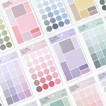 Color Palette Sticker Multifunctional Label Memo Pad Self-Adhesive Sticky Notes Bookmark Promotional Gift Stationery Office Supp
Color Palette Sticker Multifunctional Label Memo Pad Self-Adhesive Sticky Notes Bookmark Promotional Gift Stationery Office Supp