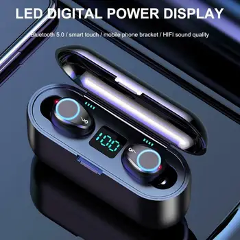 F9 with power display digital display touch bluetooth earphone 5.0 TWS Wireless Headphones Mini Earbuds Stereo Earphones IPX6
F9 with power display digital display touch bluetooth earphone 5.0 TWS Wireless Headphones Mini Earbuds Stereo Earphones IPX6