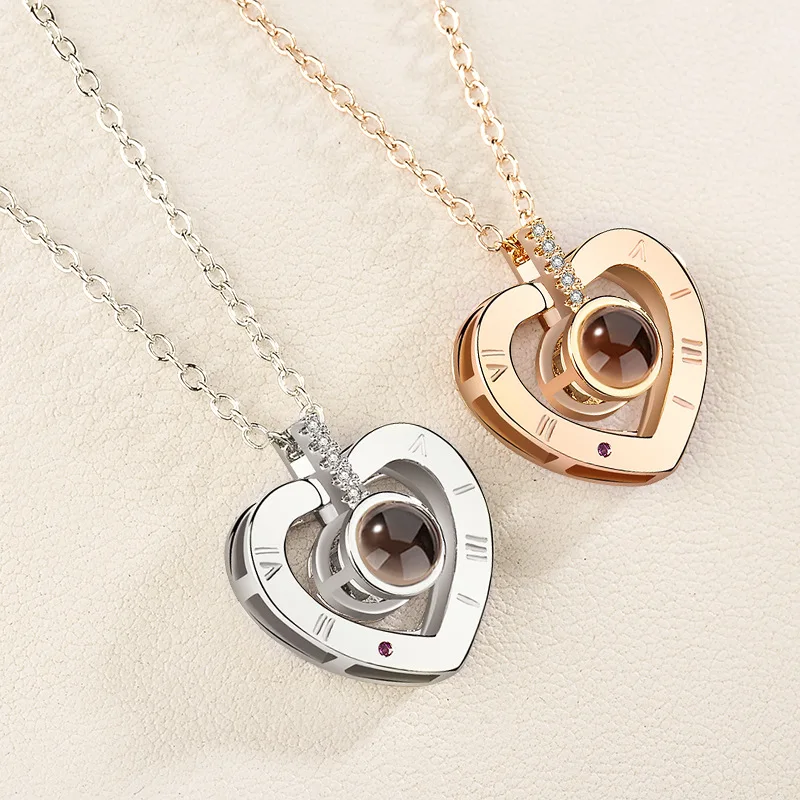100 Kind Language I Love You Projection Necklace Douyin Love Memory Couples Choker Color Chip Customizable
100 Kind Language I Love You Projection Necklace Douyin Love Memory Couples Choker Color Chip Customizable