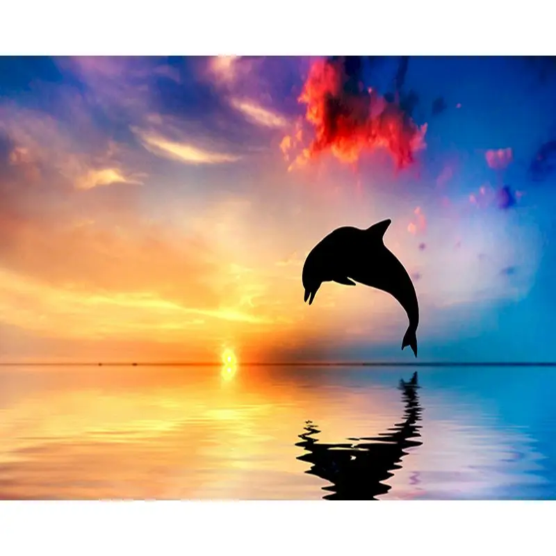 SELILALI Dolphin Under Sunset Animal Painting By Numbers Kits For Adults Unique Gift Coloring On Canvas Home Living Room Decor
SELILALI Dolphin Under Sunset Animal Painting By Numbers Kits For Adults Unique Gift Coloring On Canvas Home Living Room Decor