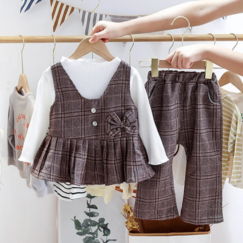 3Pcs Toddler Girls Clothes Autumn Winter Baby Girls Clothing Sets Kids Tracksuit For Girl Suit Children Clothing 1 2 3 4 Years
3Pcs Toddler Girls Clothes Autumn Winter Baby Girls Clothing Sets Kids Tracksuit For Girl Suit Children Clothing 1 2 3 4 Years