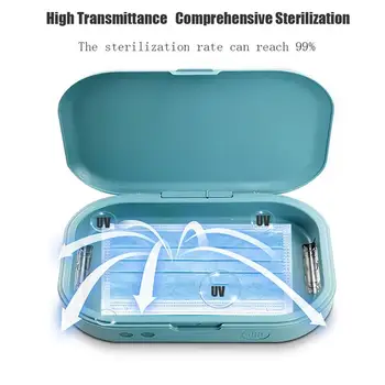Multifunction Sterilizer Tray Disinfection Box UV Sterilizer Box For Mask Phone Cleaner Sanitizer Disinfector Aromatherapy Box
Multifunction Sterilizer Tray Disinfection Box UV Sterilizer Box For Mask Phone Cleaner Sanitizer Disinfector Aromatherapy Box