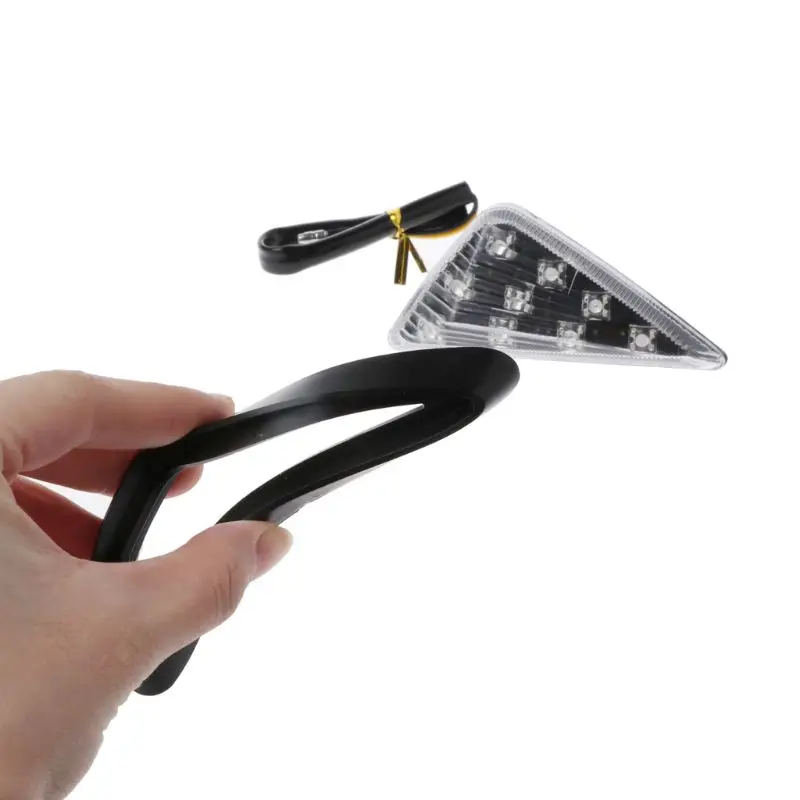 1 Pair Triangle Flush Motorcycle Turn Signal Blinkers Indicator Light 9 LED Smoke Lens
1 Pair Triangle Flush Motorcycle Turn Signal Blinkers Indicator Light 9 LED Smoke Lens