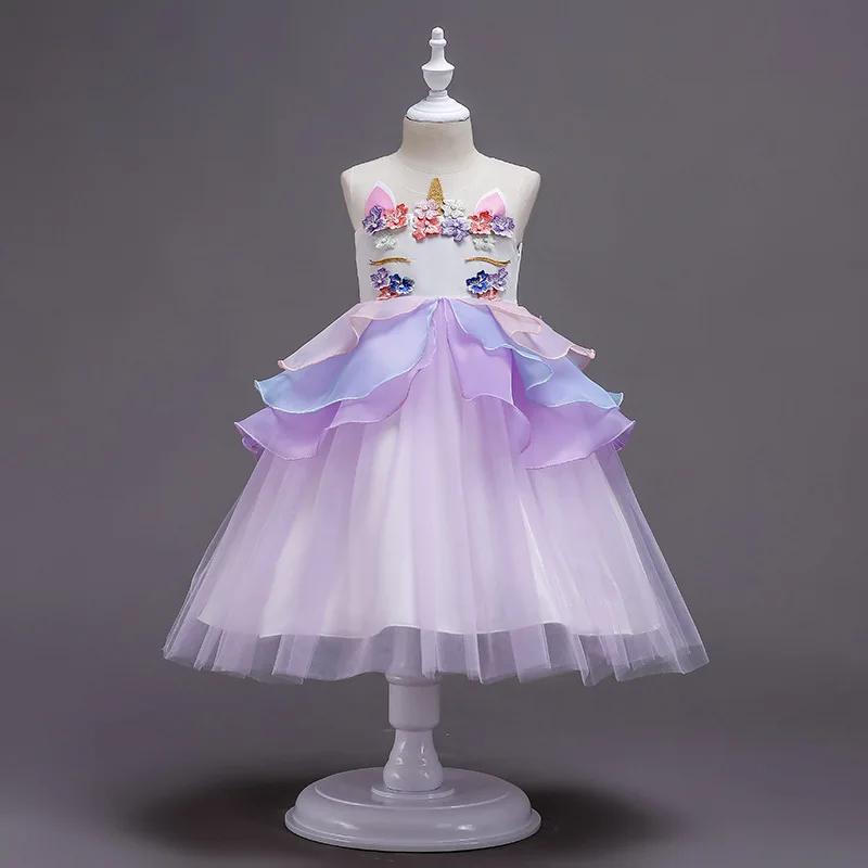Children Unicorn Princess Dress 2018 New Style Spring And Summer Girls Puffy Mesh Dress Stage Performance Costume 
Children Unicorn Princess Dress 2018 New Style Spring And Summer Girls Puffy Mesh Dress Stage Performance Costume
