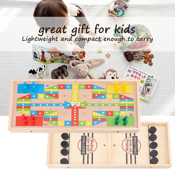 Portable 2 In 1 Fast Action Desktop Battle Wooden Ice Hockey Educational Toy Slingshot Table Bouncing Chess Party Shooting Game
Portable 2 In 1 Fast Action Desktop Battle Wooden Ice Hockey Educational Toy Slingshot Table Bouncing Chess Party Shooting Game