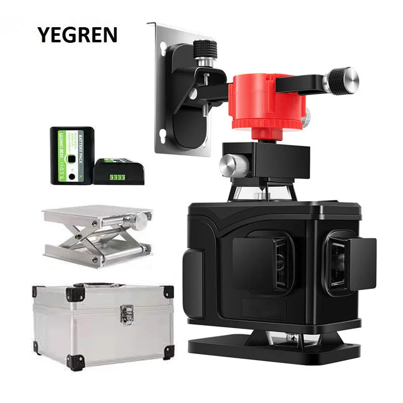 Outdoor 16 Lines 12 Lines Laser Level Automatic Leveling Green Light with Wall Bracket Laser Lift Platform Infrared Level Meter
Outdoor 16 Lines 12 Lines Laser Level Automatic Leveling Green Light with Wall Bracket Laser Lift Platform Infrared Level Meter