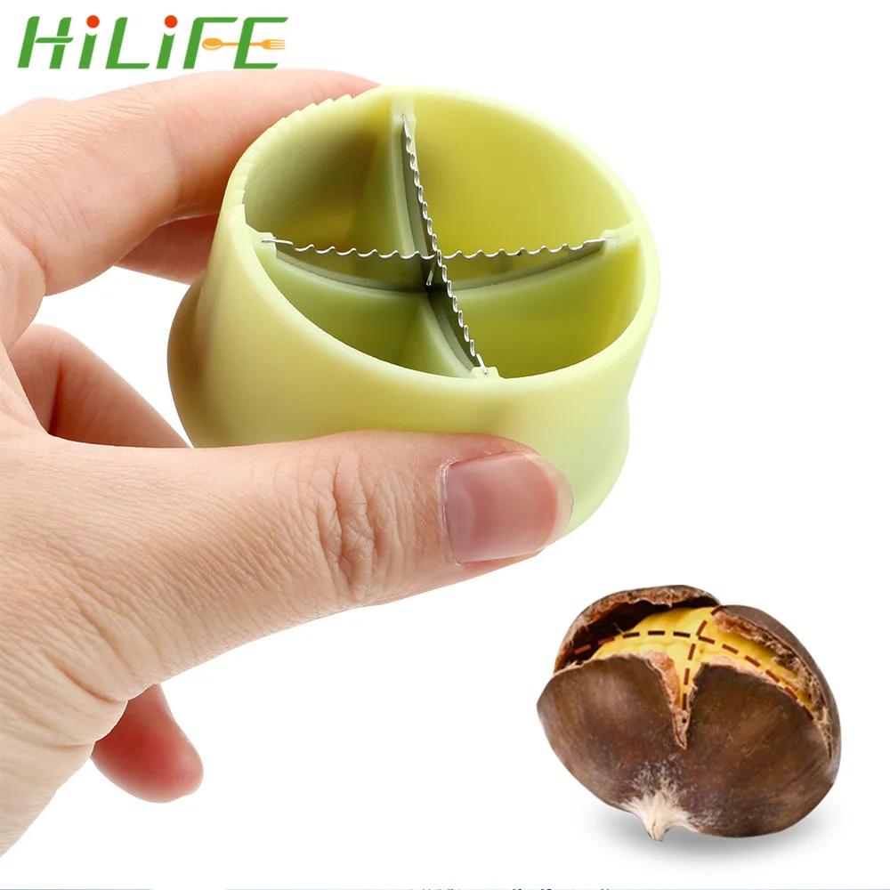 HILIFE Nut Cracker Sheller Chestnut Cross Open Knife Quick Chestnut Cutter Nut Opener Sheller Walnut Pliers Kitchen Gadgets
HILIFE Nut Cracker Sheller Chestnut Cross Open Knife Quick Chestnut Cutter Nut Opener Sheller Walnut Pliers Kitchen Gadgets