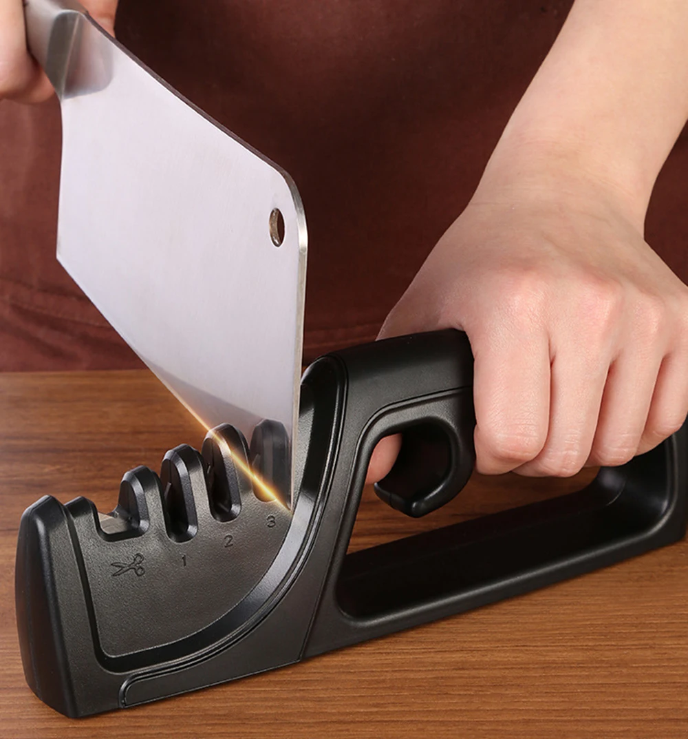 4 Stages Knife Sharpener Multifunction Knife Sharpener High Quality Sharpening Stone Scissors Grinder Kitchen Sharpening Tools
4 Stages Knife Sharpener Multifunction Knife Sharpener High Quality Sharpening Stone Scissors Grinder Kitchen Sharpening Tools