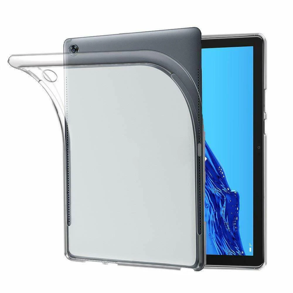 Чехол для Huawei MediaPad M5 10 8 4 1 дюймов мягкий прозрачный чехол из ТПУ противоударный T5 |