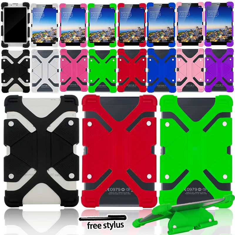 Shockproof Soft Silicone Stand Cover Case for Huawei MediaPad T5 10 / MatePad 10.8" Tablet Four Corner Protection Case+Stylus
Shockproof Soft Silicone Stand Cover Case for Huawei MediaPad T5 10 / MatePad 10.8" Tablet Four Corner Protection Case+Stylus