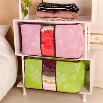 2PCS Nonwoven Quilt Storage Bags Leaves Pattern Transparent Window Blanket Organizer Boxes Clothing Quilt Storage Bags (Pink)
2PCS Nonwoven Quilt Storage Bags Leaves Pattern Transparent Window Blanket Organizer Boxes Clothing Quilt Storage Bags (Pink)
