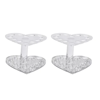 2 Pcs Nail Pen Display Stand, Makeup Brushes Showing Shelf, Clear Nail Polish Pen Display Stand Acrylic Nail Tool
2 Pcs Nail Pen Display Stand, Makeup Brushes Showing Shelf, Clear Nail Polish Pen Display Stand Acrylic Nail Tool
