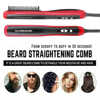

Beard Straightener Handsome 50W Hair Straightening Hair Straightener Curling Irons Fashion Volume Beard Curler Moustache