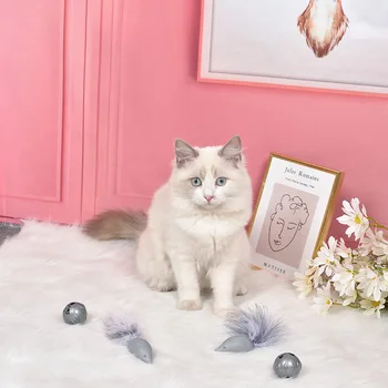TPR New Cat Toy, High Imitation Mouse Ball, Bell Feather Cat Toy Goods for Animals Pets Cat Supplies New 2020 Creative Supplies
TPR New Cat Toy, High Imitation Mouse Ball, Bell Feather Cat Toy Goods for Animals Pets Cat Supplies New 2020 Creative Supplies