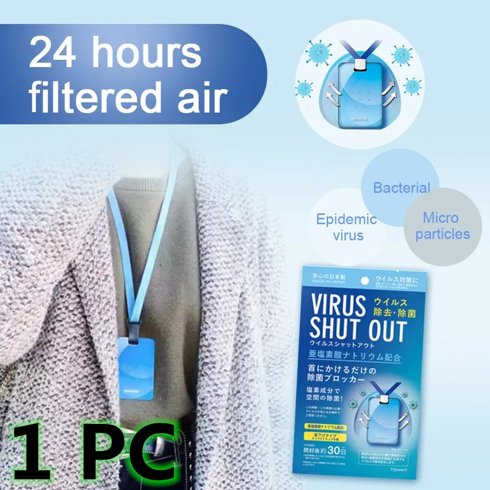 1 PC Air Freshener Sterilization Card Disinfection Lanyard Protection Card Anti Antibacterial Card Outdoor Anti Tool
1 PC Air Freshener Sterilization Card Disinfection Lanyard Protection Card Anti Antibacterial Card Outdoor Anti Tool