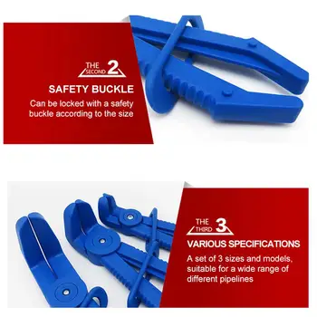 Snap Clamp ABS 3pcs/Set Pipe Clamp Pipe Wrench Sturdy Manganese Steel AUTO MECHANIC Tool Multi Function
Snap Clamp ABS 3pcs/Set Pipe Clamp Pipe Wrench Sturdy Manganese Steel AUTO MECHANIC Tool Multi Function
