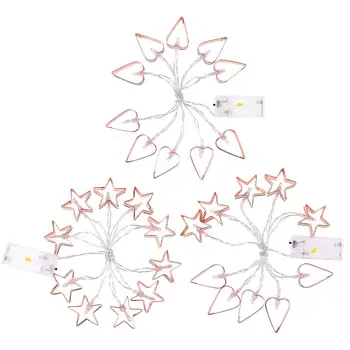 10LED Hollow Star Heart Wedding Fairy String Energy Saving and Environmental Protection Light Holiday Party Decorative Lamp
10LED Hollow Star Heart Wedding Fairy String Energy Saving and Environmental Protection Light Holiday Party Decorative Lamp