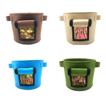 Root Control Bag Planting Waterproof Gardening Vegetable Planter Container Planting Green Bag with Flap and Strap 30*35cm
Root Control Bag Planting Waterproof Gardening Vegetable Planter Container Planting Green Bag with Flap and Strap 30*35cm