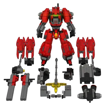 1117Pcs/set MOC Mini Mecha Warfare Mecha Model Small Particle Building Blocks Toy with 10 Types Weapon - Assault Tactical Mecha
1117Pcs/set MOC Mini Mecha Warfare Mecha Model Small Particle Building Blocks Toy with 10 Types Weapon - Assault Tactical Mecha