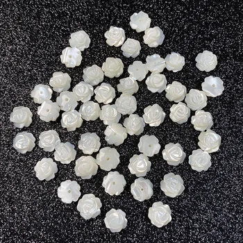 5PC Natural Shell Beads Carved Flower Mother of Pearl Shells Loose Beads for Jewelry Making Earrings DIY Hairpin Accessories 8mm
5PC Natural Shell Beads Carved Flower Mother of Pearl Shells Loose Beads for Jewelry Making Earrings DIY Hairpin Accessories 8mm