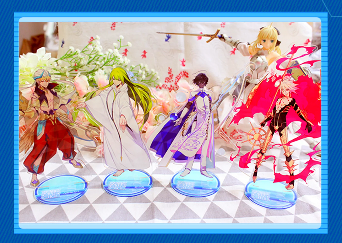FGO Fate/Grand Order Gilgamesh Angra Mainyu Студенческая акриловая настольная подставка переводная