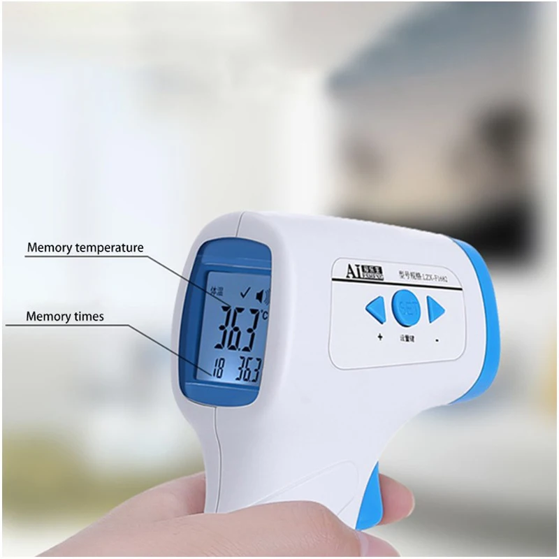 Digital Electronic Thermometer Forehead Ear Body Thermometer Gun Adult&Baby Non-contact Temperature Measurement Device
Digital Electronic Thermometer Forehead Ear Body Thermometer Gun Adult&Baby Non-contact Temperature Measurement Device