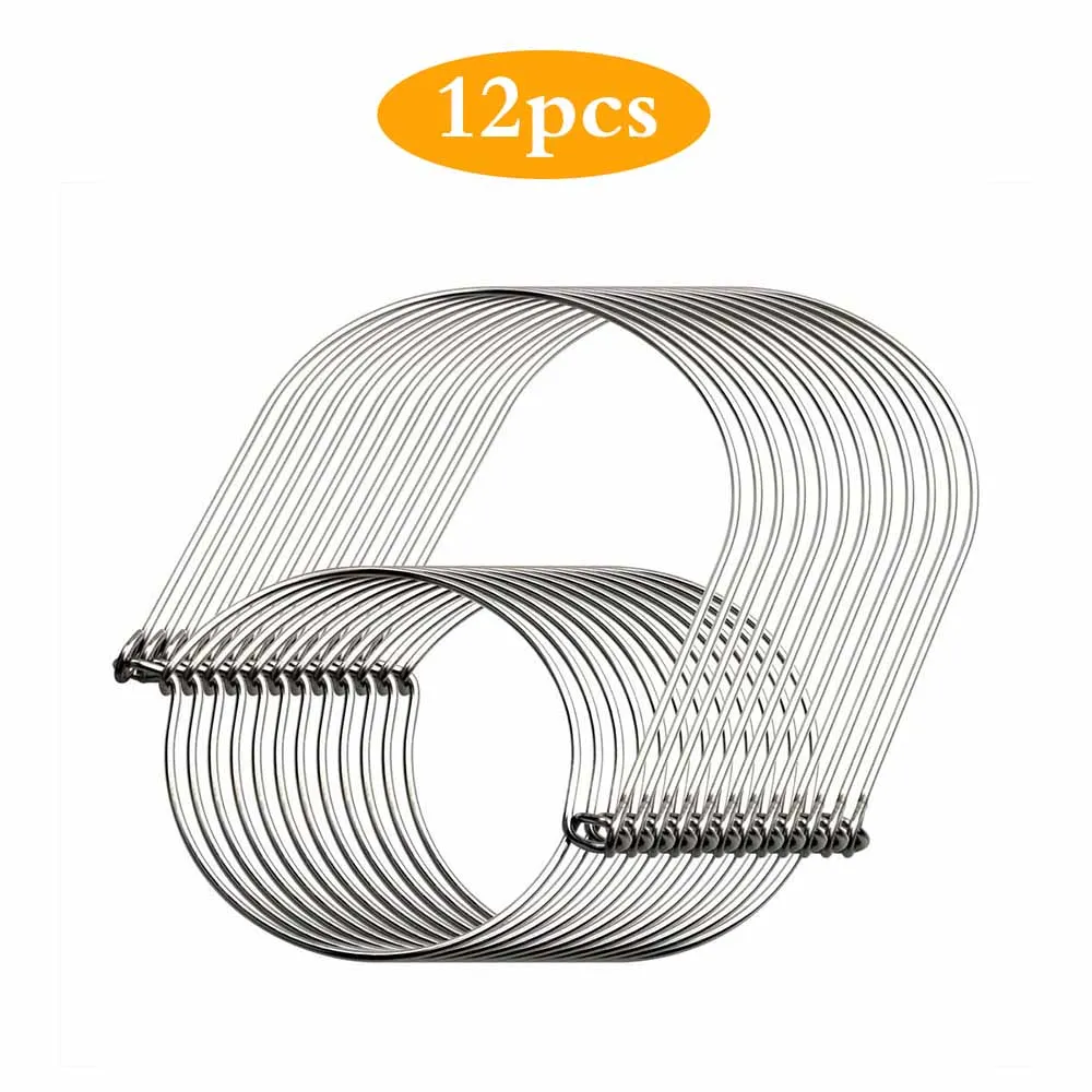 Wand Aufhänger Haken Edelstahl Halter Küche Klebend Handtuch 12PCS Langlebig