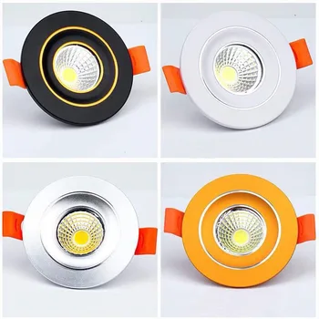 Circular Super Bright Embedded 3W 5W LED Dimmable COB Downlight LED Spotlight LED Decorative Ceiling Light AC 110V 220V
Circular Super Bright Embedded 3W 5W LED Dimmable COB Downlight LED Spotlight LED Decorative Ceiling Light AC 110V 220V