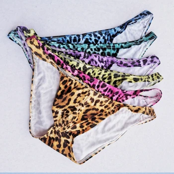 5 Men Briefs Underwear Sexy leopard print Briefs bulge pouch Men Bikini jockstrap Low waist breathable Gay Underpants Man HT033 
5 Men Briefs Underwear Sexy leopard print Briefs bulge pouch Men Bikini jockstrap Low waist breathable Gay Underpants Man HT033