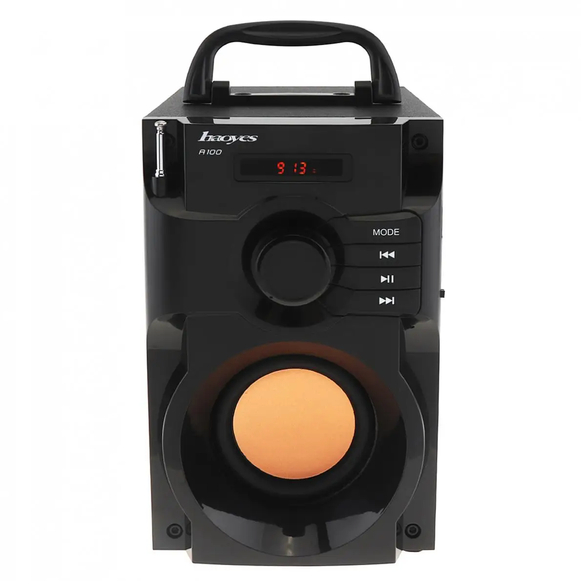 Haoyes A100 Wireless Wood Stereo 3D Surround Bass Bluetooth Speaker with 3 Horn 3 Channel 2.1 Subwoofer for Smartphone 
Haoyes A100 Wireless Wood Stereo 3D Surround Bass Bluetooth Speaker with 3 Horn 3 Channel 2.1 Subwoofer for Smartphone