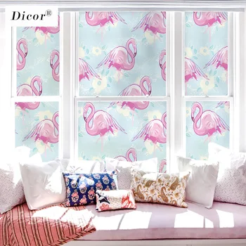 DICOR Pink Flamingo Glass Sticker Animal Colorful Stained Window Decorative Film Modern Fashion for Livingroom Girl Room BLT2194
DICOR Pink Flamingo Glass Sticker Animal Colorful Stained Window Decorative Film Modern Fashion for Livingroom Girl Room BLT2194