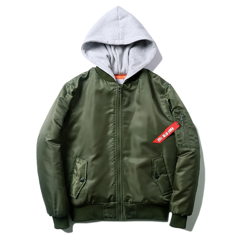 Spring Thin Detachable Hooded Ma1 Bomber Jacket Men Spring Classic MA-1 Oversize Pilot Coats Man Hip Hop Windbreaker Women 2020
Spring Thin Detachable Hooded Ma1 Bomber Jacket Men Spring Classic MA-1 Oversize Pilot Coats Man Hip Hop Windbreaker Women 2020