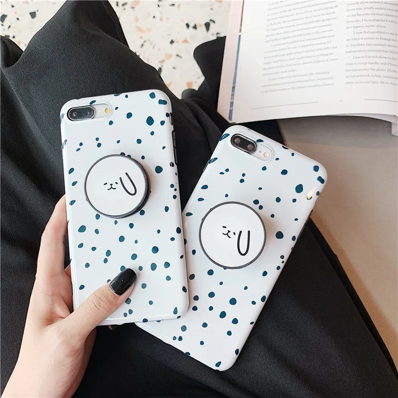 Irregular dots Folding Stand case for apple iphone X XS Max XR 6 6s 7 8 Plus glossy spots cut dog holder soft silicone cover
Irregular dots Folding Stand case for apple iphone X XS Max XR 6 6s 7 8 Plus glossy spots cut dog holder soft silicone cover