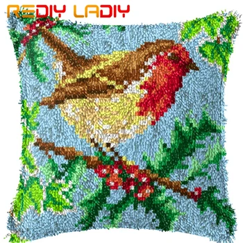 Latch Hook Kits Make Your Own Cushion Robin Tree Pre-Printed Canvas Crochet Pillow Case Latch Hook Cushion Front Hobby & Crafts
Latch Hook Kits Make Your Own Cushion Robin Tree Pre-Printed Canvas Crochet Pillow Case Latch Hook Cushion Front Hobby & Crafts